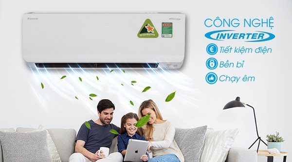 Máy lạnh daikin nội địa có inverter hay không