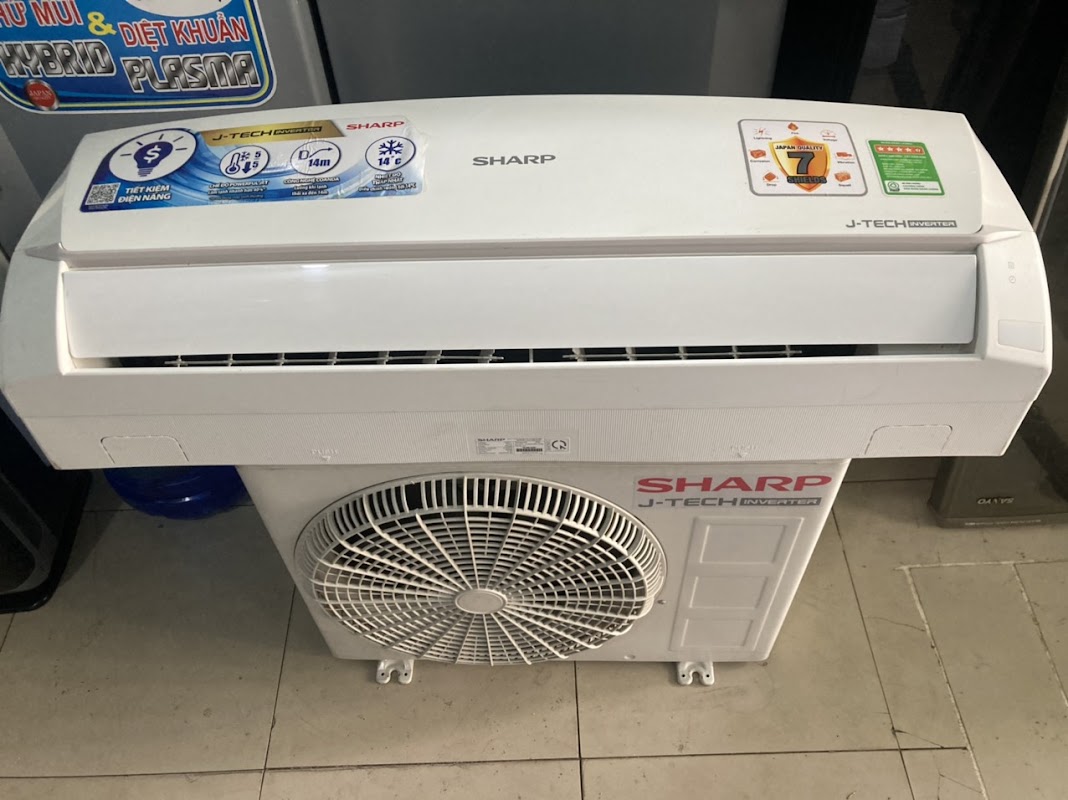 Máy lạnh cũ hãng Sharp 1 HP hàng thùng