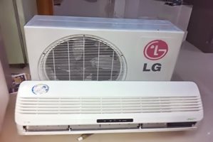 Máy lạnh cũ LG mặt sọc nội địa 1HP